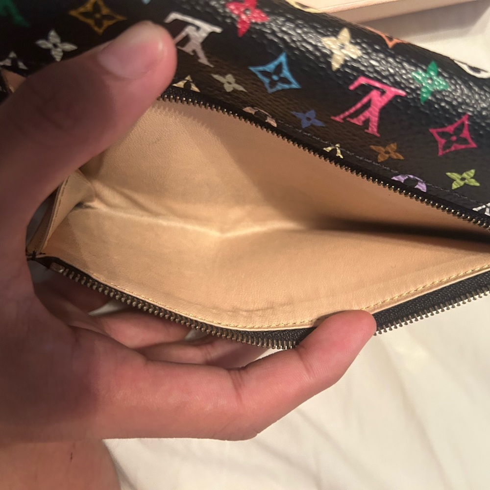 Louis Vuitton Eugenie Long Wallet In Black Multicolor - Picture 4 of 9